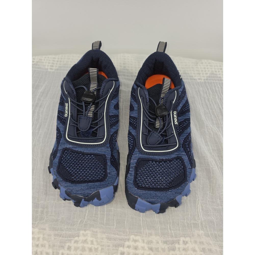 Saguaro Active II Pro Barefoot Navy Blue Minimalist Trail Runner Wide Toe Sz 41